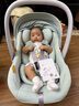 怡戈（Ekobebe）嬰兒提籃式兒童安全座椅汽車用寶寶車載便捷睡籃新生兒0-15個月 護(hù)脊版-薄荷綠【護(hù)脊護(hù)腰】 曬單實(shí)拍圖