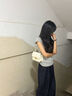 CharisKitty【明星同款】包包女款2025年斜挎包菱格通勤鏈條包七夕情人節禮物 菱格白 曬單實(shí)拍圖