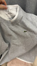 LACOSTE法國鱷魚(yú)情侶款25秋季新款假兩件圓領(lǐng)長(cháng)袖T恤|TH2589 CCA/銀灰色 L 曬單實(shí)拍圖