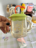 babycare兒童牛奶杯1-3歲-6歲寶寶喝奶瓶PPSU直飲泡奶吸管水杯-滿杯330ml 曬單實拍圖