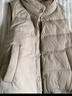 坦博爾羽絨服馬甲女立領(lǐng)寬松短款外搭羽絨背心外套TD336006 奶茶棕 165  曬單實(shí)拍圖