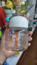 小狗頭迷你玻璃杯便攜可愛(ài)水杯咖啡牛奶小杯子胖胖杯女 白色 300ml 1只 小狗頭提繩胖胖杯 曬單實(shí)拍圖