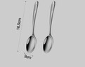 美廚（maxcook）316L不銹鋼湯勺湯匙 加大加厚勺子兒童餐具飯勺調羹2件套MCCU4643 曬單實(shí)拍圖