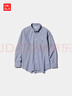 優(yōu)衣庫男裝女裝優(yōu)質(zhì)長(cháng)絨棉格子襯衫長(cháng)袖襯衣25新款480648 476015 476015/66藍色 XL /180/108B 曬單實(shí)拍圖