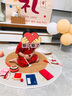 G.DUCKKIDS小黃鴨周歲禮服男寶寶抓周衣服女漢服百日宴百天滿(mǎn)月嬰兒套裝夏季 紅色+香囊 90 建議1~2歲【 80-90cm】cm 曬單實(shí)拍圖