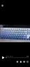 紅龍（REDRAGON）KS104三模機械鍵盤(pán) 無(wú)線(xiàn)鍵盤(pán)全鍵熱插拔gasket結構RGB背光104鍵游戲辦公鍵盤(pán) 漸變藍-凝霜軸 曬單實(shí)拍圖