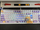 七彩虹（Colorful）青羽98Pro/星馳87磁軸機械鍵盤(pán)有線(xiàn)藍牙三模全鍵熱插拔gasket結構客制化女生電競游戲 青羽98Pro霜華-幻瞳軸 曬單實(shí)拍圖