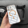金恒適用于蘋果17promax手機殼全包磁吸防摔17pro保護套iphone17pro超薄透明鏡框支架簡約17promax外殼 【星宇橙】鏡框支架 iPhone 17 Pro Max 曬單實拍圖