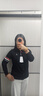 NAOTIEA意大利小帆船條紋POLO領(lǐng)長(zhǎng)袖針織衫女2025春秋新款打底薄款毛衣 黑色 XL （建議120-135斤） 曬單實(shí)拍圖