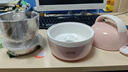 LOTOR電熱飯盒自熱插電保溫熱飯器蒸飯器上班族帶飯神器辦公室蒸煮可加熱飯盒 1.45L 粉色餐具款 曬單實(shí)拍圖