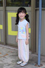 迪士尼寶寶女童夏季套裝2025新款兒童多巴胺防蚊褲兩件套小女孩寶寶夏日衣服 淺藍色(領(lǐng)口不包邊) 110 建議100-110cm2-3歲 曬單實(shí)拍圖