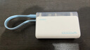 酷態(tài)科CP13電能塊10000毫安移動(dòng)電源便攜適用蘋(píng)果16 LPB100自帶線(xiàn)/透白色 10000毫安 33W 曬單實(shí)拍圖