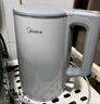 美的（Midea）電熱水壺家用電水壺燒水壺 雙層防燙 0涂層食品級304不銹鋼 1500W快速沸騰 1.7L大容量 HJ1705 曬單實(shí)拍圖