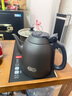 吉谷（K·KOU）全自動(dòng)雙底部上水電熱水壺電燒水壺恒溫電茶壺 茶臺燒水壺一體桌茶具套裝【1.2L+0.8L】 TC008B 曬單實(shí)拍圖