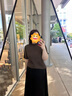 MsShe【冰爽絲半高領(lǐng)毛衣】大碼女裝2025秋裝胖mm顯瘦短袖針織衫 拿鐵色現貨 2XL 曬單實(shí)拍圖