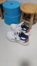 特步（XTEP）男鞋運動(dòng)鞋春秋季跑步鞋新品皮面防水休閑鞋子男款青少年老爹鞋男 帆白/墨青藍【皮面】 42 曬單實(shí)拍圖