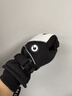 UOSO男士騎行手套摩托車(chē)防風(fēng)防水防寒加絨加厚保暖可觸屏滑雪手套女 黑色 (防水可觸屏) 均碼 曬單實(shí)拍圖