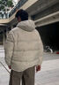 企鵝駱駝聯(lián)名【熱能】羽絨服情人節(jié)男女戶外加厚連帽面包服M34CR07725 曬單實(shí)拍圖