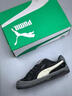 彪馬（PUMA）【面包鞋】經(jīng)典復(fù)古滑板鞋男女撞色休閑鞋SUEDE XL399099 黑色-迷霧灰-大理石灰-02 40 曬單實(shí)拍圖