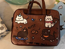 京川旭卡通美拉德風(fēng)筆記本電腦包女生高顏值16英寸拯救者電腦包通勤出差高級感 升級全棕色電腦包 16英寸 曬單實(shí)拍圖