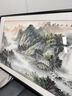 福居寶地國畫(huà)水墨山水畫(huà)風(fēng)水靠山招財辦公室客廳西墻北墻掛畫(huà) A款 120*50紅木框+油畫(huà)布面 曬單實(shí)拍圖
