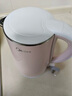 美的（Midea）電熱水壺家用電水壺?zé)畨?雙層防燙 0涂層食品級(jí)304不銹鋼 1500W快速沸騰 1.7L大容量 HJ1705 曬單實(shí)拍圖