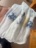 婧麒（JOYNCLEON）嬰兒長(cháng)筒襪夏季薄款過(guò)膝襪寶寶春夏防蚊長(cháng)款不勒腿幼兒網(wǎng)眼襪 7A抗菌【春夏薄款】-藍色小熊31 6-12月 (M) 曬單實(shí)拍圖