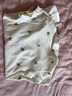 babylove嬰兒短袖連體衣夏季純棉網(wǎng)眼透氣寶寶衣服哈衣清新薄款爬服夏裝 曬單實(shí)拍圖