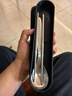 樂(lè )扣樂(lè )扣（LOCK&LOCK）304不銹鋼筷子勺子套裝餐具收納盒 便攜餐具盒裝2件套 淺豆綠 曬單實(shí)拍圖
