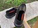 夢(mèng)特嬌休閑皮鞋男2025冬季新款舒適商務(wù)正裝鞋子軟底套腳皮鞋耐磨一腳蹬 黑色 41 曬單實(shí)拍圖