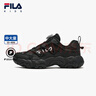 FILA斐樂(lè )兒童童鞋跑步鞋2025年秋季新款男女大童旋鈕BOA復古跑鞋 黑/太空銀-BS 36 內長(cháng)22.5cm 曬單實(shí)拍圖