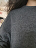 麥檬MM柔糯貼身針織衫毛衣寬松25秋冬新款5GA933481 中灰5GA933482 S 曬單實(shí)拍圖