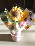 柏愛(ài)向日葵手工永生花生日禮物女中秋禮品伴手禮針織花束實(shí)用紀念擺件 曬單實(shí)拍圖