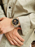 勞力士王子瑞士新款多功能手表男士自動(dòng)機械表防水時(shí)尚商務(wù)超薄專(zhuān)用夜光男表 間金黑面 贈送皮表帶 曬單實(shí)拍圖