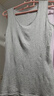 宜而爽【100%純棉】女士吊帶純色圓領(lǐng)舒適背心女無(wú)袖打底內搭上衣可外穿 曬單實(shí)拍圖