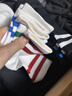 蕉內【王一博同款】311Dry男士棉襪子7A抗菌防臭短筒秋冬運動(dòng)透氣4雙 曬單實(shí)拍圖