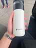 特美刻純鈦保溫杯茶水分離大容量泡茶杯高檔高顏值2025新款辦公室水杯 黑白【鈦茶隔+陶瓷內(nèi)膽】520ml 曬單實(shí)拍圖
