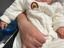 乖奇熊【暖護棉】寶寶棉衣棉褲套裝秋冬保暖嬰幼兒加厚夾棉居家衣服抗菌 曬單實(shí)拍圖