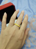 老廟黃金戒指足金古法花絲女戒送女友老婆生日節(jié)日禮物 約3.53g/12號(適用11-13#) 曬單實拍圖