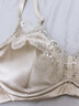 ubras新品王妃蕾絲法式貝殼杯女文胸罩輕奢性感內衣 燕麥奶色  S +  曬單實(shí)拍圖