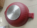 SSN陶瓷炒鍋炒菜鍋陶瓷釉電磁爐燃氣灶專(zhuān)用炒鍋家用陶瓷鍋少油煙32cm 曬單實(shí)拍圖