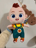 寶寶巴士玩具寶貝赳赳jojo玩偶正版1-3歲毛絨公仔男孩女孩幼兒童生日禮物 【寶貝赳赳】背帶褲公仔 曬單實(shí)拍圖