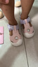 基諾浦（ginoble）涼鞋學(xué)步鞋25年夏季男女兒童機能鞋夏日經(jīng)典系列GW1756遠山紫 曬單實(shí)拍圖