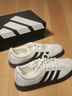 adidas T頭鞋 VL COURT復古板鞋德訓鞋男女阿迪達斯輕運動(dòng) 漢玉白/黑色/樹(shù)脂黃   39 曬單實(shí)拍圖
