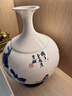 福格達（FUGEDA）陶瓷手繪花瓶擺件創(chuàng  )意中式觀(guān)賞瓶客廳電視柜裝飾品博古架擺設送禮 賞瓶-國香【破損包換】 曬單實(shí)拍圖