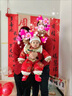 G.DUCKKIDS小黃鴨抓周衣服男寶寶周歲禮服嬰兒唐裝套裝秋冬加厚新年喜慶拜年 紅色四件套 80 尺碼6-12月【75-85cm】 曬單實拍圖