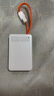 圖拉斯充電寶新國標3c認證【熱銷100W+丨磁吸自帶線】超薄式快充蘋果適用華為大容量10000毫安可上飛機便 【3c認證】白【 雙線Lighting+C口】 3C/5A雙認證丨頂配更薄·更快·可磁吸丨 曬單實拍圖