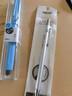 得力(deli)0.5mm/2B金屬自動(dòng)鉛筆活動(dòng)鉛 低重心不易斷芯學(xué)生文具考試繪圖 辦公標記簽字 單支筆 曬單實(shí)拍圖