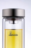 希諾（HEENOOR）雙層玻璃杯男家用商務(wù)辦公泡茶杯子過濾車載水杯XN-9607 410mL 曬單實拍圖