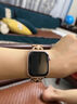 格匯品牌原裝適用蘋(píng)果Applewatchs10表帶iwatch9/8/7真皮小蠻腰腕帶 【豆沙色】玫瑰金扣 適用iwatch10【42MM表盤(pán)】 曬單實(shí)拍圖